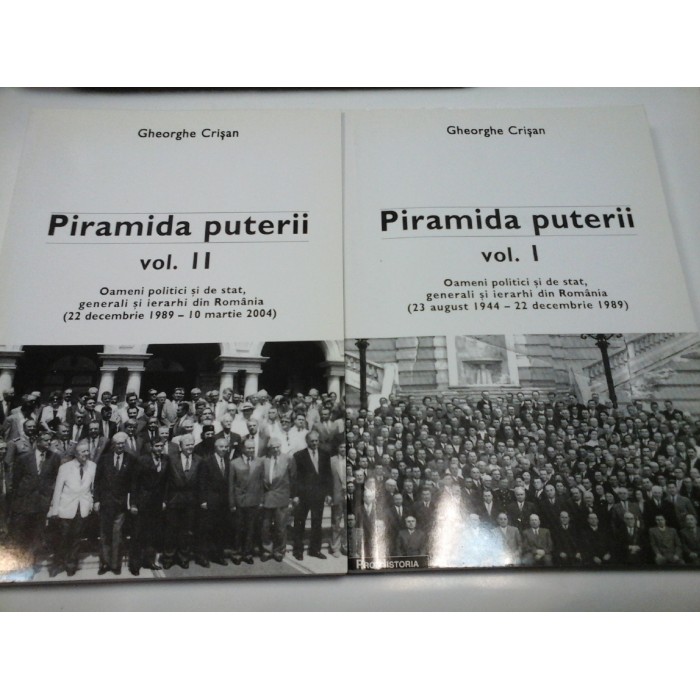 PIRAMIDA PUTERII - CHEORGHE CRISAN - 2 vol PIRAMIDA PUTERII - CHEORGHE CRISAN - 2 vol